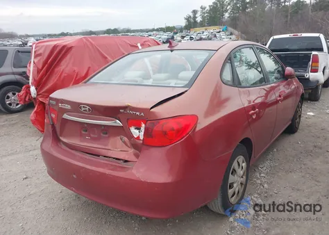 2010 Hyundai Elantra Gls z USA, uszkodzony, nr VIN KMHDU4AD5AU831207